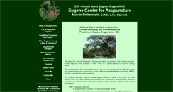 Desktop Screenshot of eugeneacupuncturecenter.com